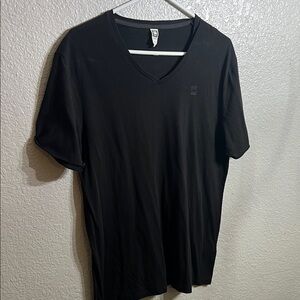 G-Star Black V-Neck Men's Tee